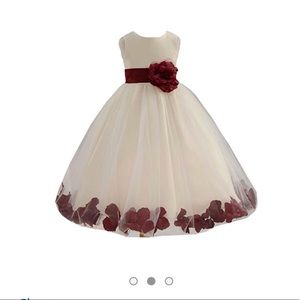 Flower petal dress
